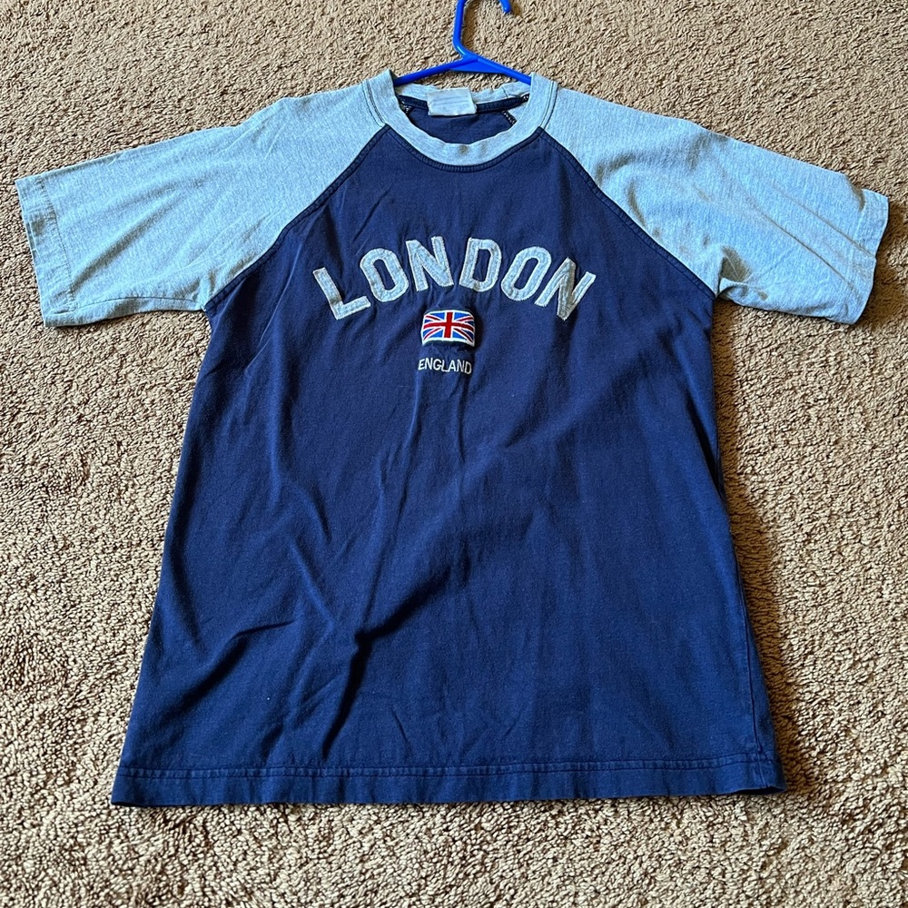 London England Baseball Style Shirt
